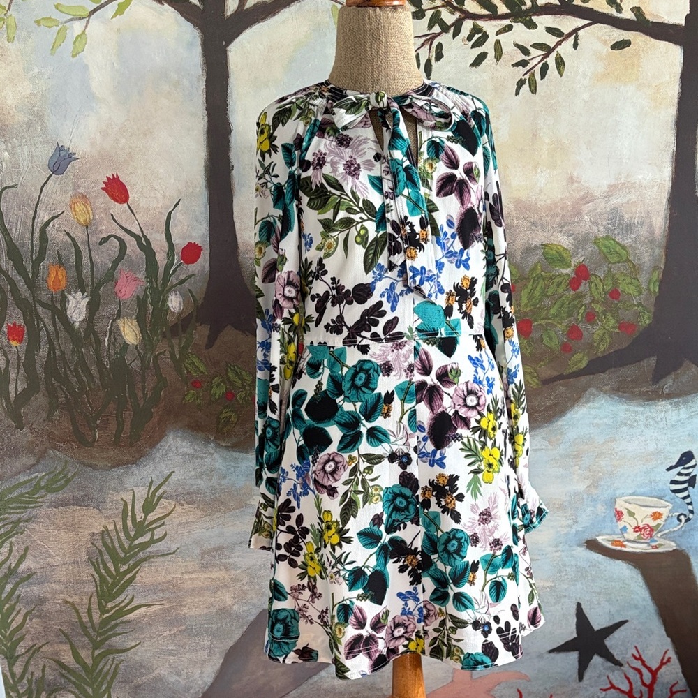 Eliza J Multicolor Long Sleeve Dress